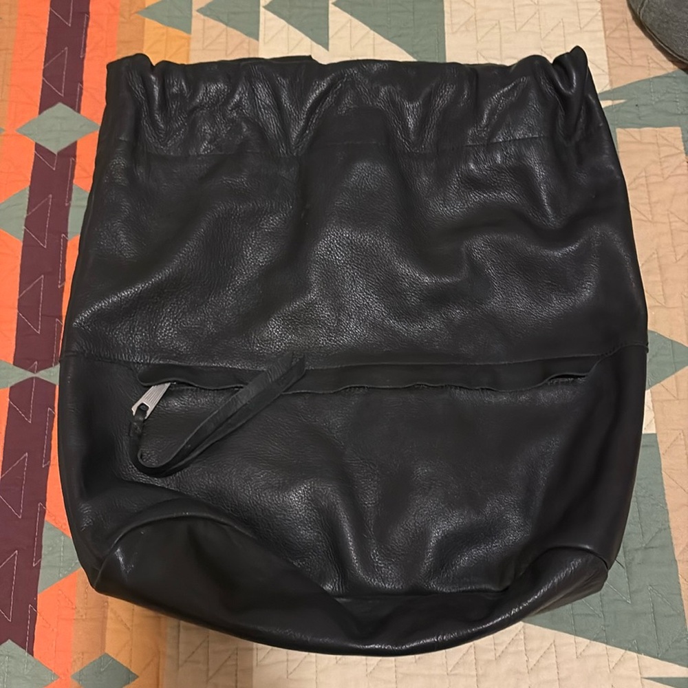 Will Leather Goods Drawst Sling Backpack Purse
